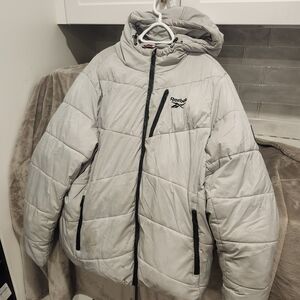 Reebok Silver Jacket with Hood